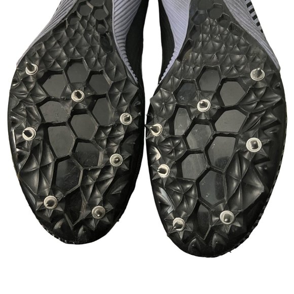 Nike Racing Zoom Rival M Multi Use Spikes Cleats Size 9.5 Men's Black Gray - Picture 7 of 7